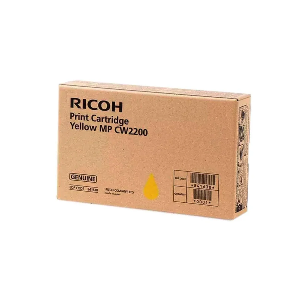 Cartucho de tinta Ricoh mp CW2200 841723 amarelo 100 ml original