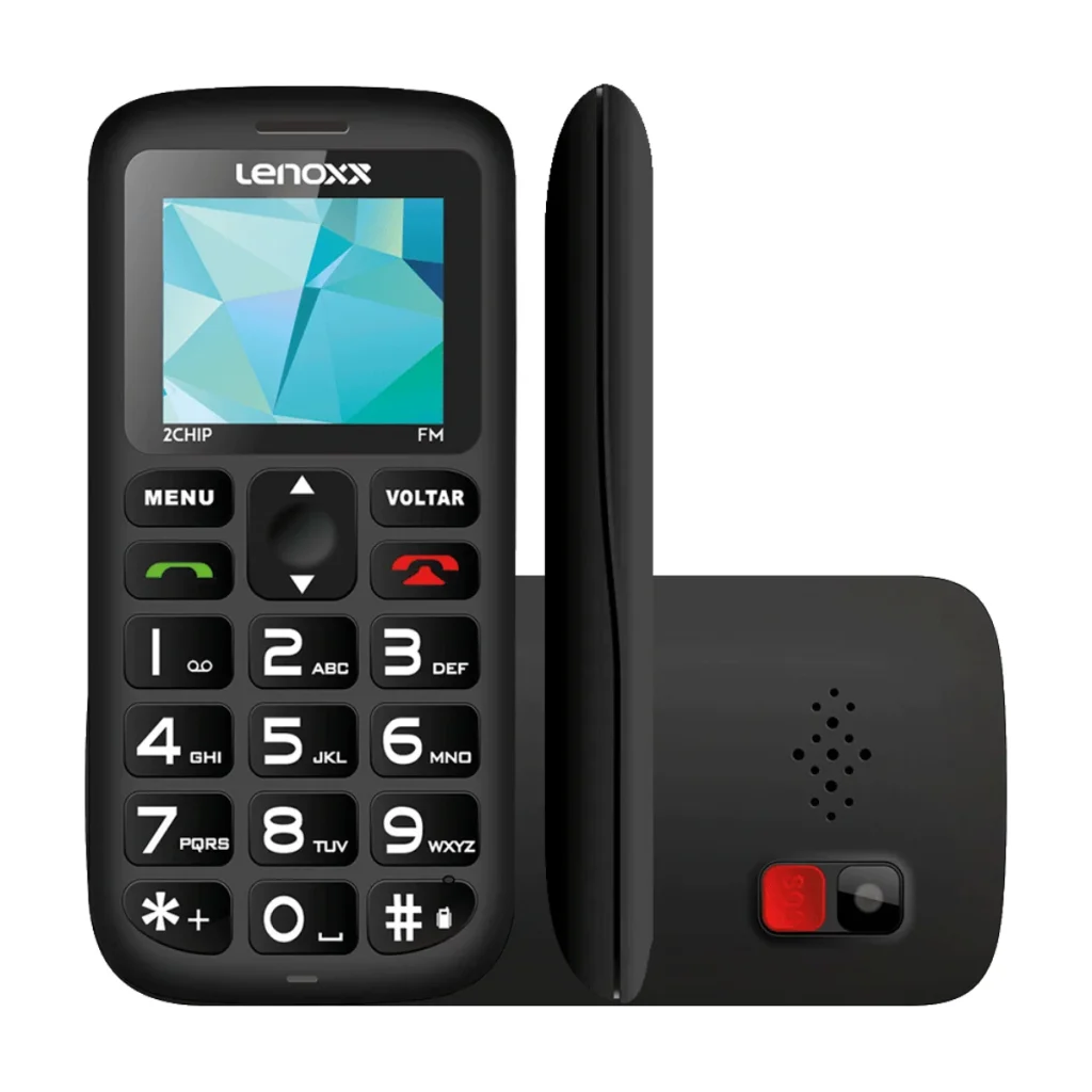 Celular lenoxx CX 906 dual chip tela 1,8 Bluetooth rádio fm