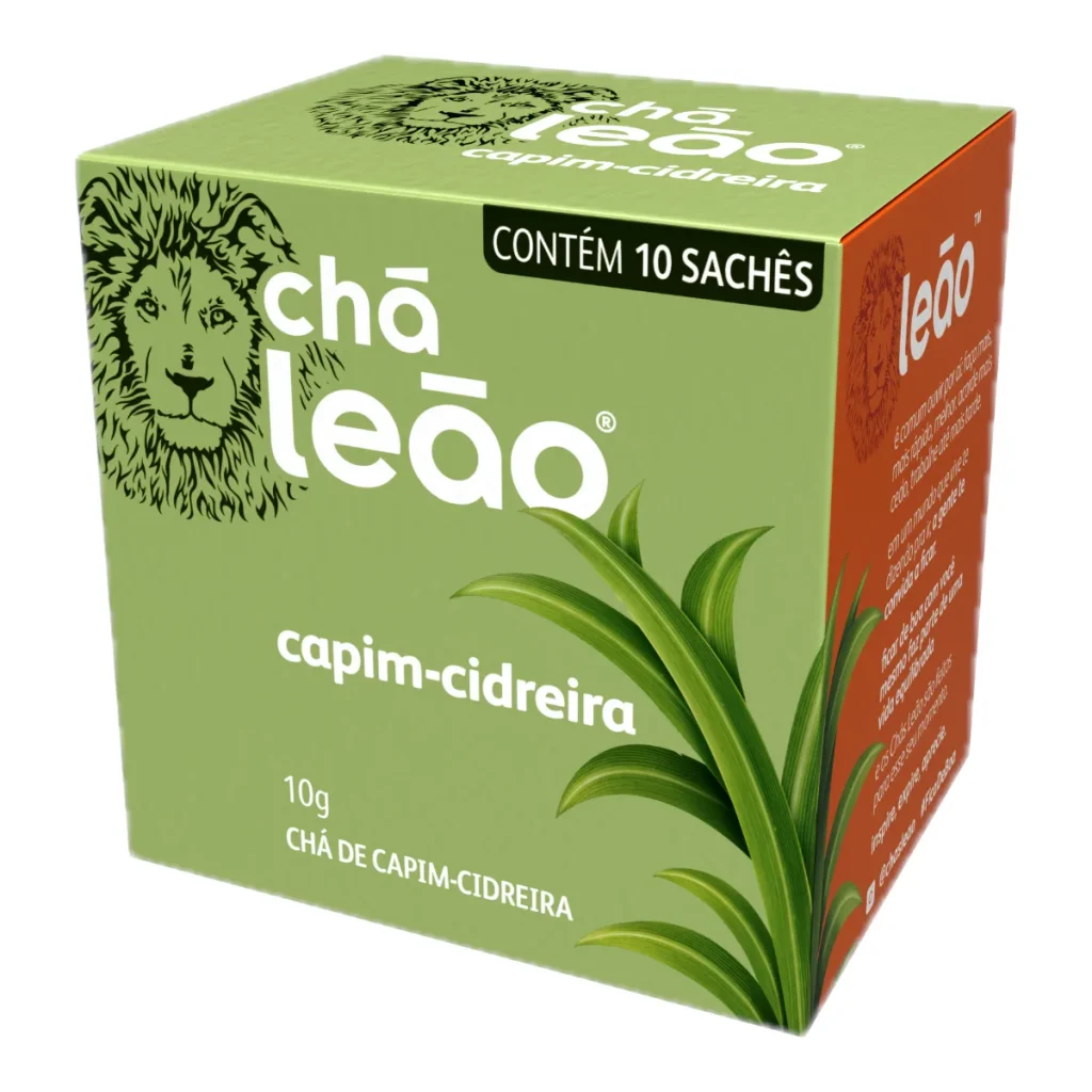 Chá Leão Capim-Cidreira 10 Sachês 10 g