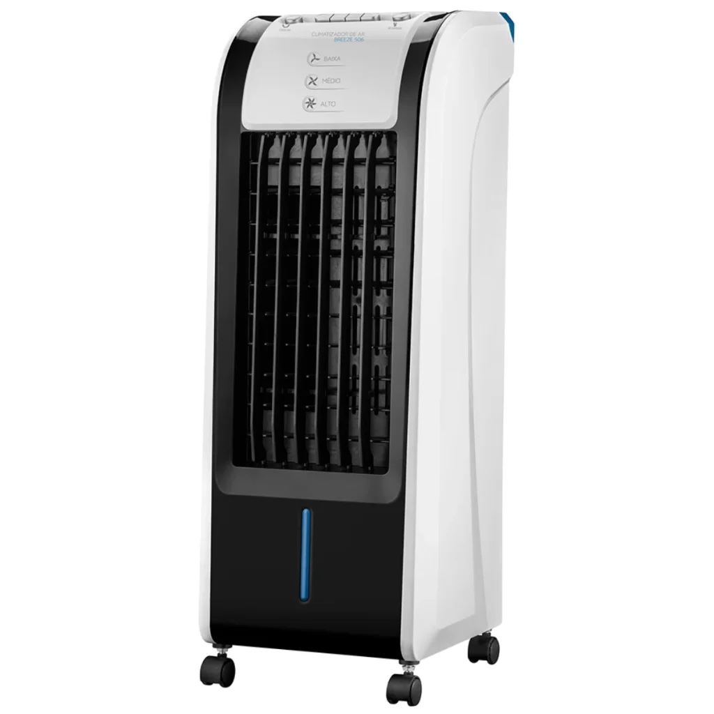 Climatizador de ar portátil cadence breeze CLI506 5,3 litros filtro lavável