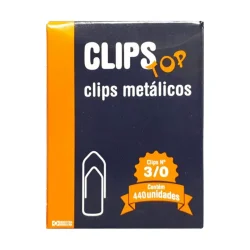 Clipes Galvanizados nº 3/0 Top Clips (Caixa com 440 Unidades) — H&H Suprimentos Corporativos