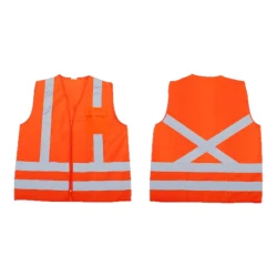 Colete Refletivo com 1 Bolso Laranja Vicsa — H&H Suprimentos Corporativos