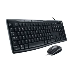 Combo Teclado e Mouse Logitech MK200 com Fio USB — H&H Suprimentos Corporativos