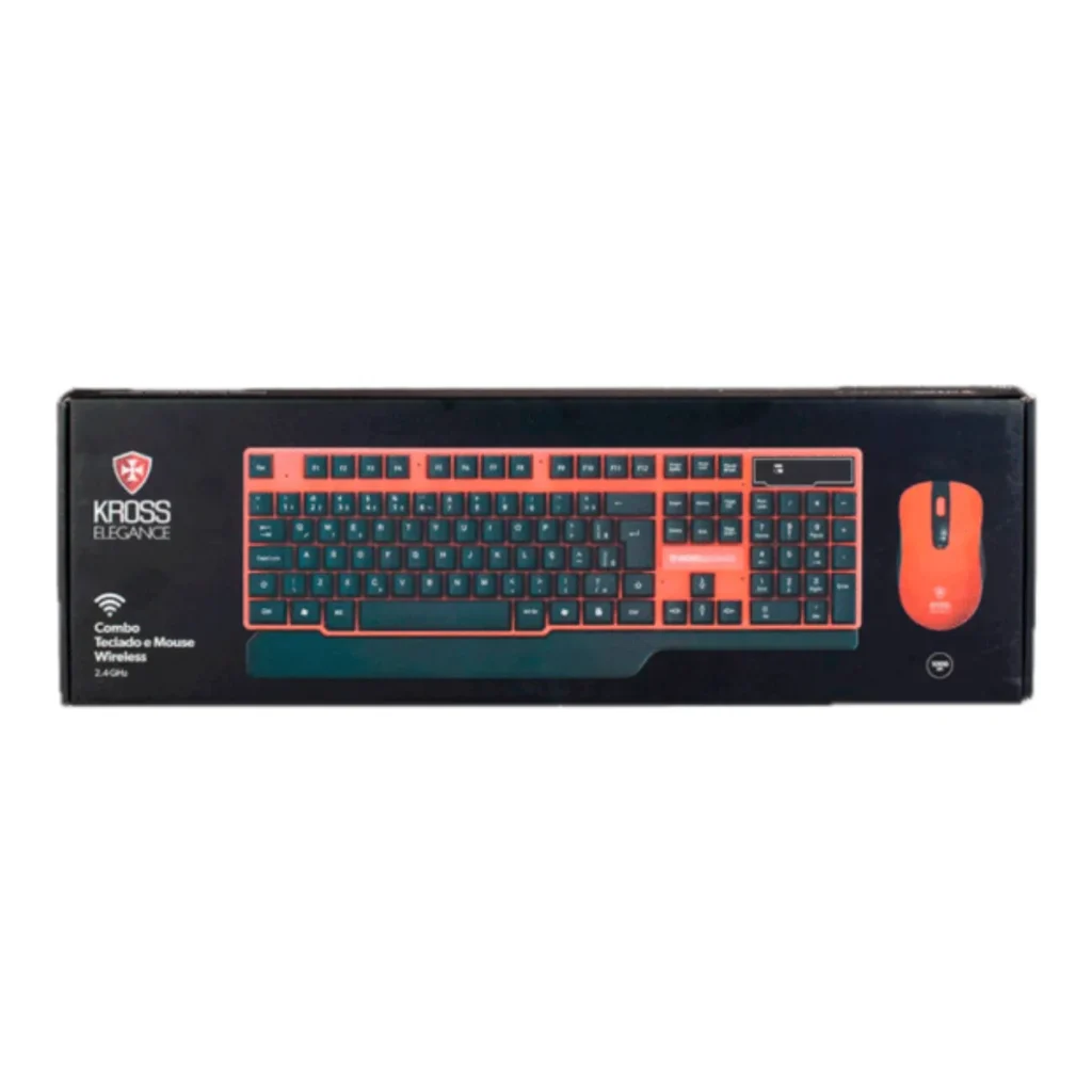 Combo teclado e mouse sem fio Kross KE-KM553V1