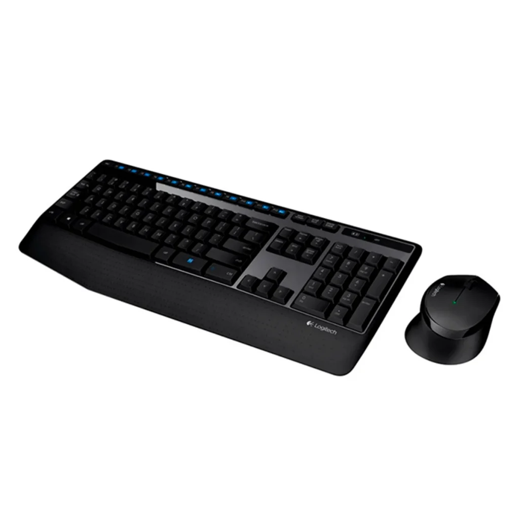 Combo teclado e mouse sem fio Logitech MK345 preto