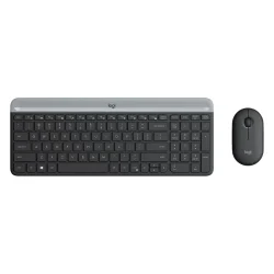 Combo Teclado e Mouse Sem Fio Logitech MK470 Slim — H&H Suprimentos Corporativos