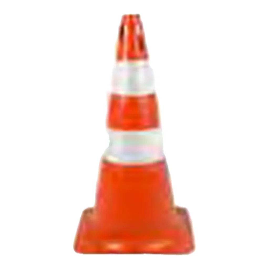 Cone Rígido Refletivo 70 cm Laranja e Branco