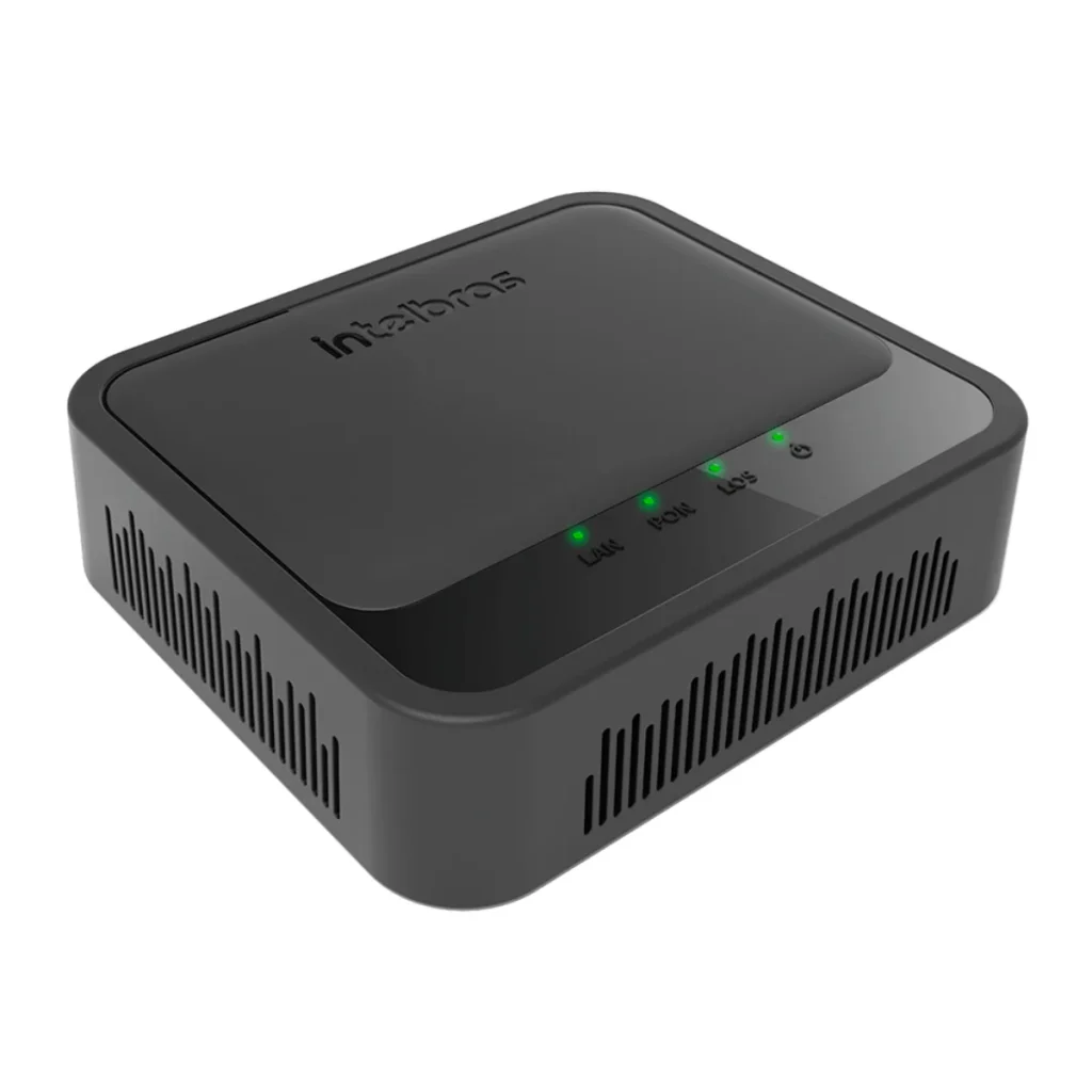 Conversor de protocolos Intelbras onu 110B gpon 1 porta óptica