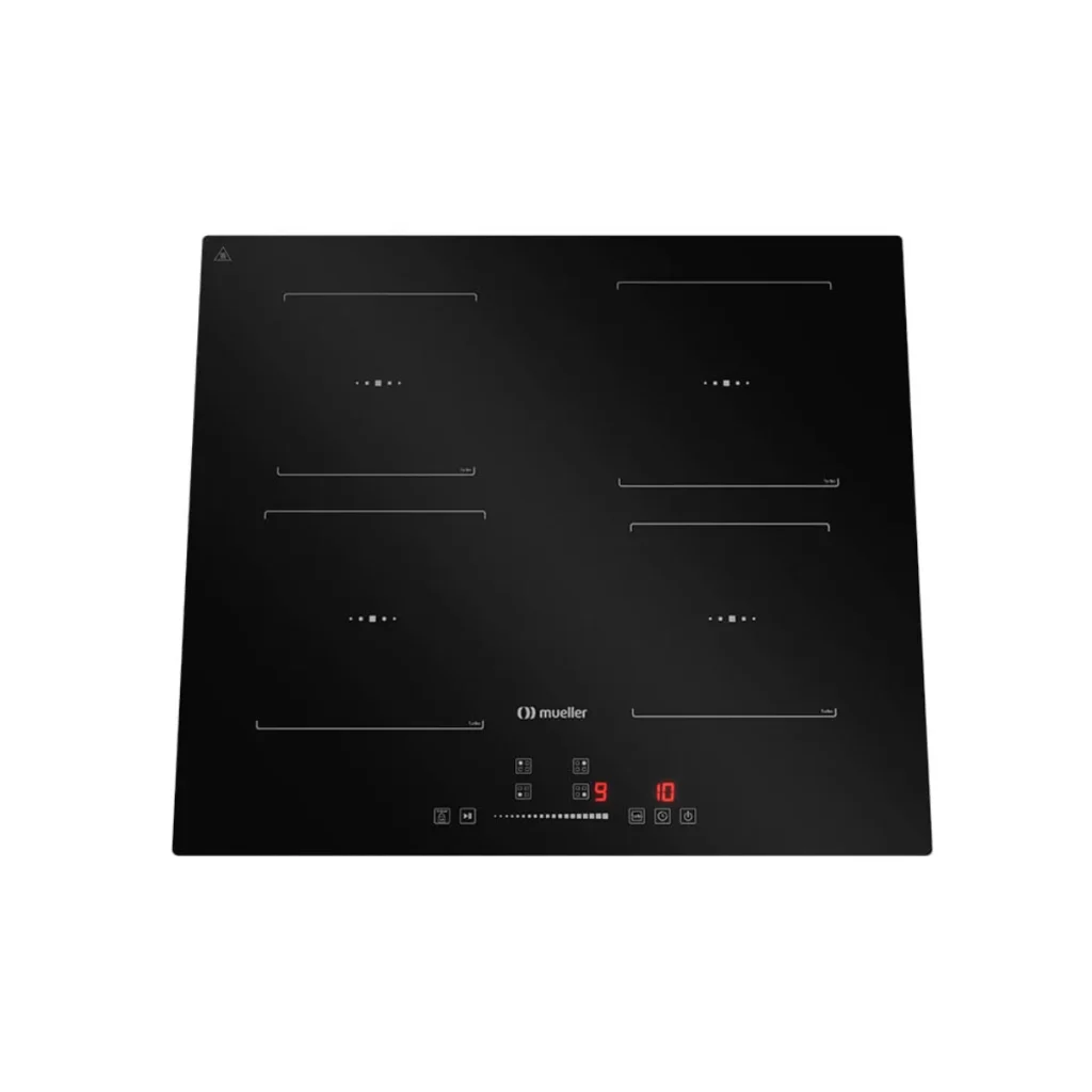 Cooktop de indução mueller 4 zonas MCN4BK touch com função turbo