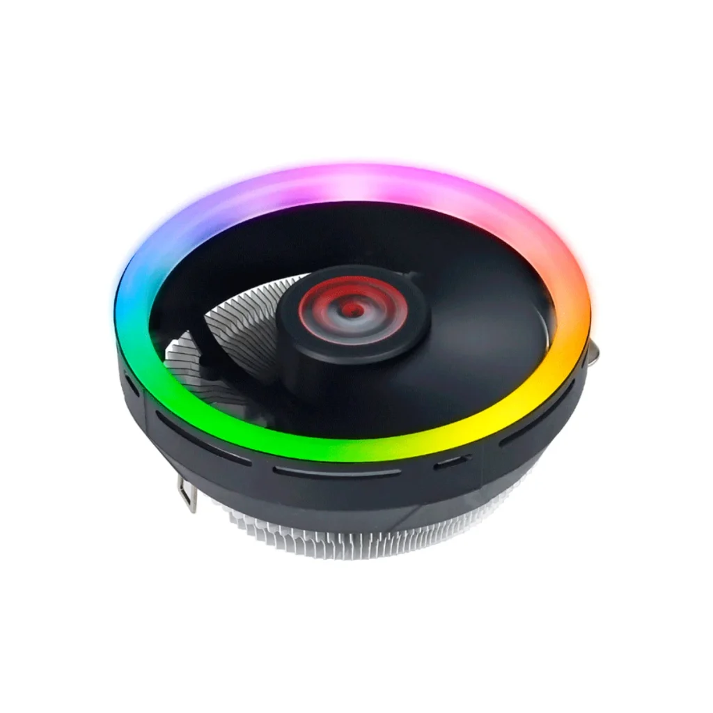 Cooler para processador pcyes zéfiros rainbow 120 mm tdp 95 w