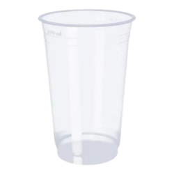 Copo Descartável 400 ml PP Transparente, Caixa com 20 Pacotes de 50 — H&H Suprimentos Corporativos