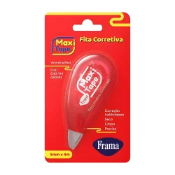 Corretivo em Fita Maxi Tape 6 m x 5 mm — H&H Suprimentos Corporativos