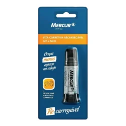 Corretivo em Fita Mercur 5 mm x 6 m — H&H Suprimentos Corporativos