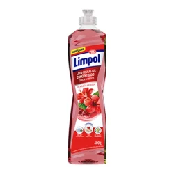 Detergente Lava-Louças Limpol Gel Concentrado Cereja & Hibisco 400 g — H&H Suprimentos Corporativos