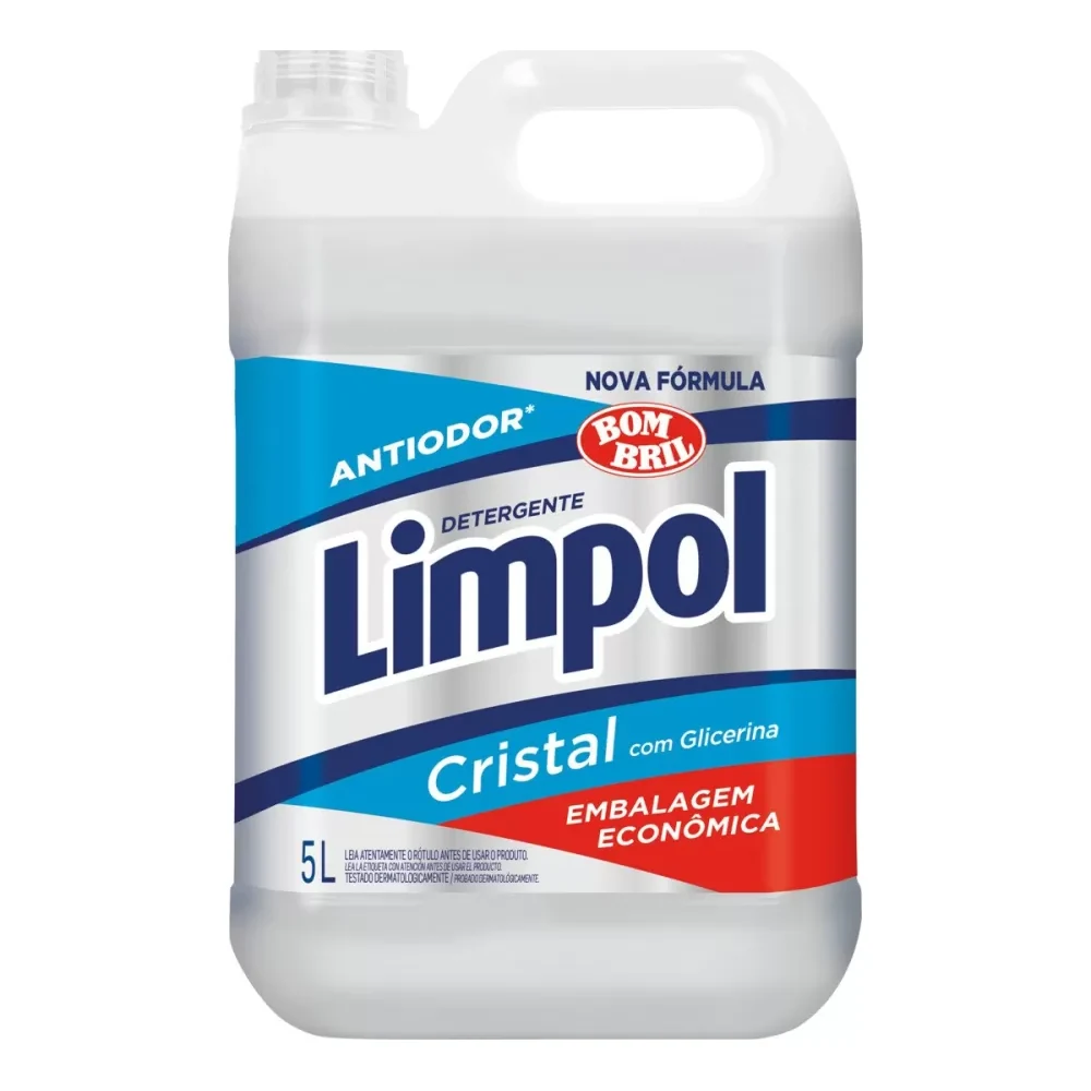 Detergente líquido Limpol cristal 5 litros