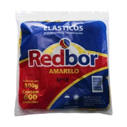 Elástico de Látex Amarelo nº 18 Redbor 500 g — H&H Suprimentos Corporativos