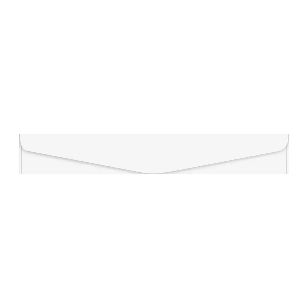 Envelope branco 114 x 229 mm