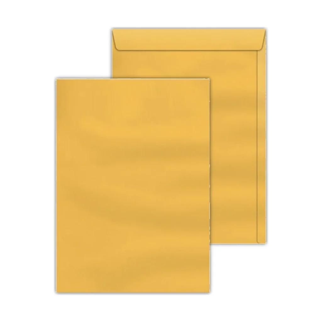 Envelope saco kraft ouro scrity SKO34 240 x 340 mm 80 g