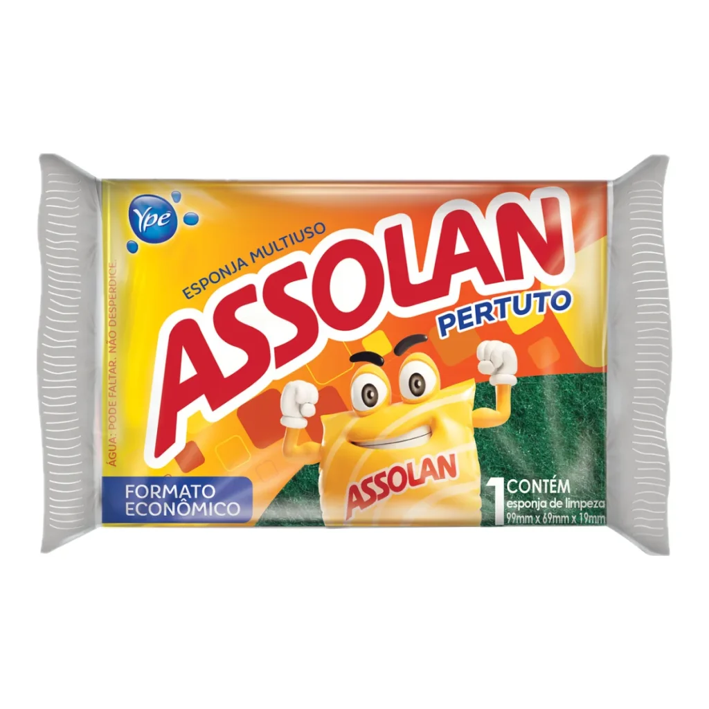 Esponja dupla face pertuto assolan (unidade)
