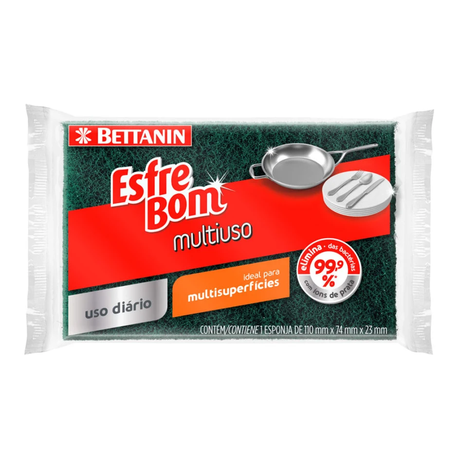 Esponja multiuso esfrebom unidade
