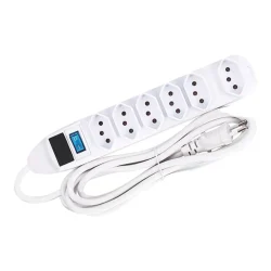 Extensão Elétrica 6 Tomadas 3 m Knup SL7006-3M — H&H Suprimentos Corporativos