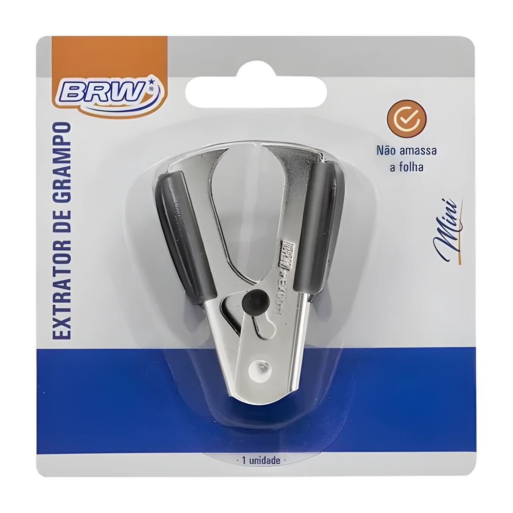 Extrator para grampos Mini BRW preto (blister com 1)