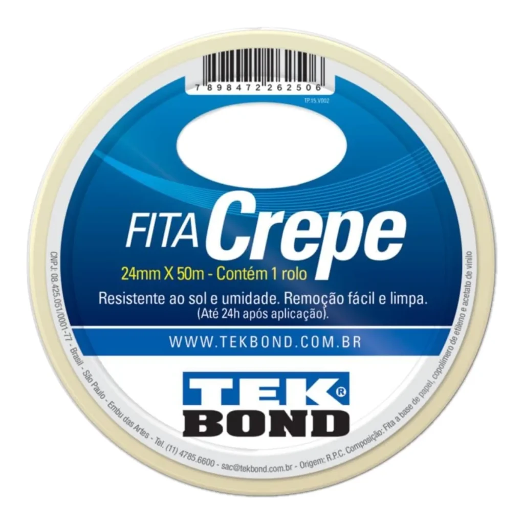 Fita crepe Tekbond 24 mm x 50 m