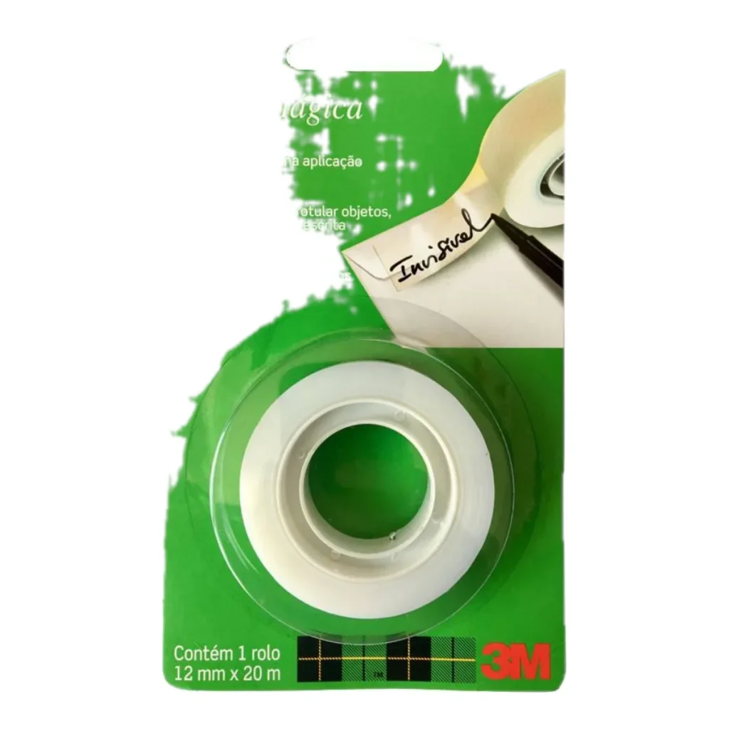 Fita mágica Scotch 3M transparente 12 mm x 20 m