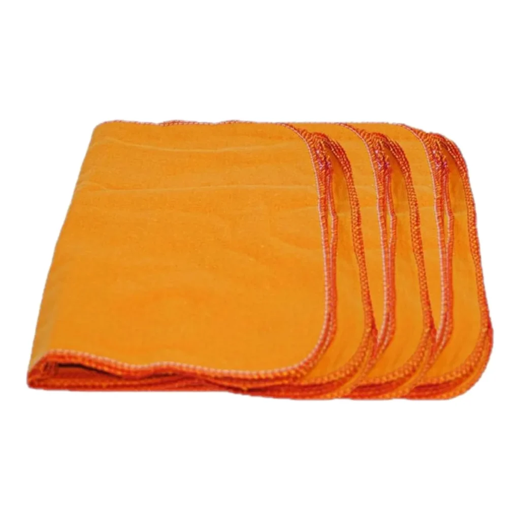 Flanela de limpeza amarela 40x60 cm