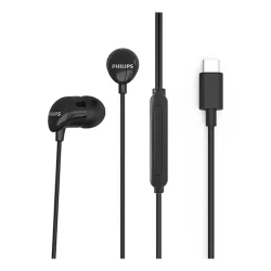 Fone de Ouvido Philips TAE2146BK USB-C com Microfone Preto — H&H Suprimentos Corporativos