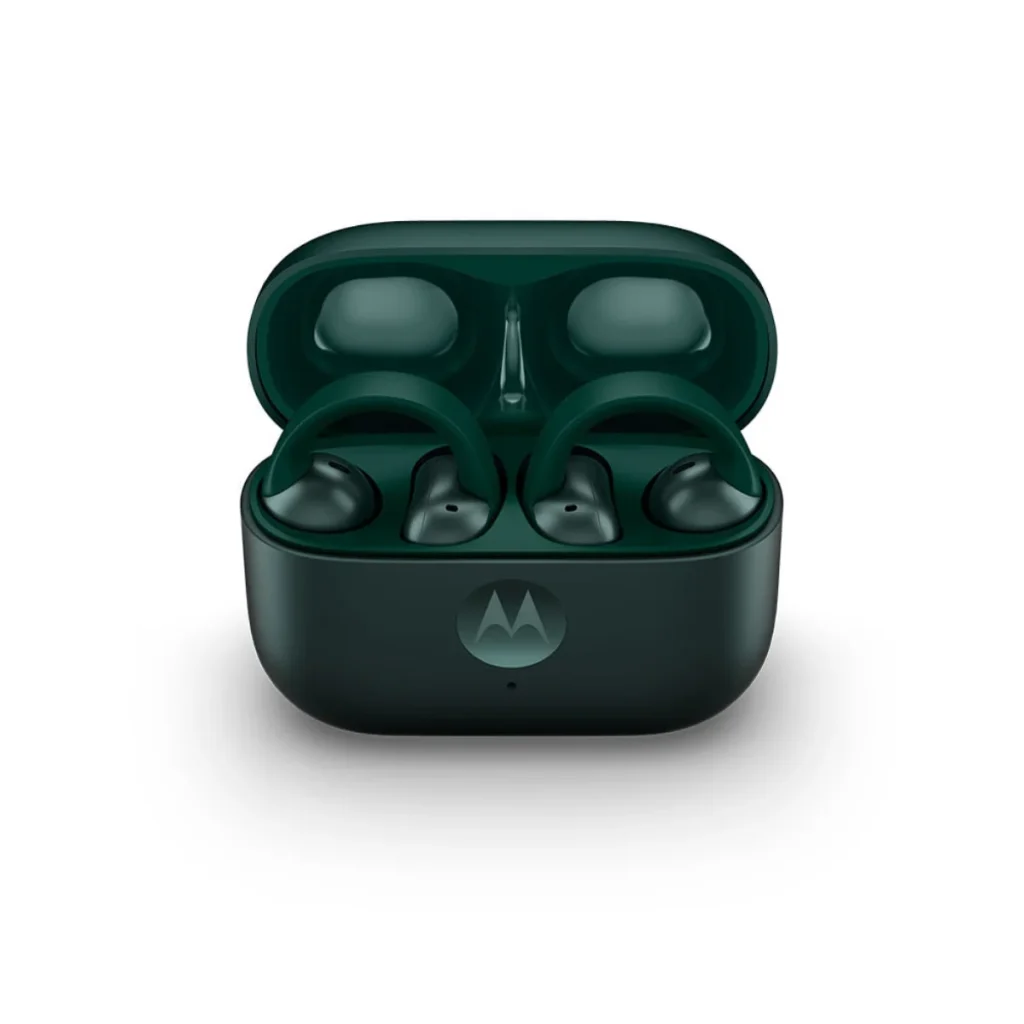 Fone de ouvido sem fio motorola moto buds loop com estojo