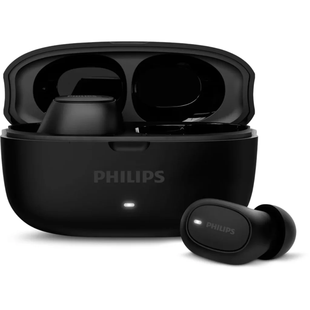 Fone de ouvido tws Philips TAT2500BK Bluetooth 5.4 com cancelamento de ruído