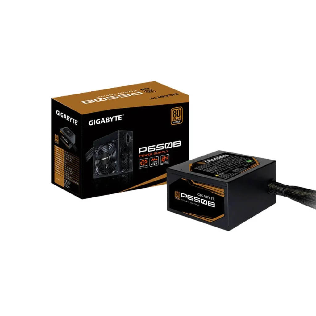 Fonte ATX gigabyte P650B 650 w 80 Plus bronze