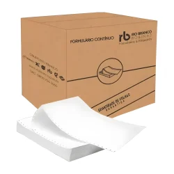 Formulário Contínuo Razão 80 Colunas 3 Vias com Carbono 240 x 140 mm (Caixa com 2.000 Folhas) — H&H Suprimentos Corporativos