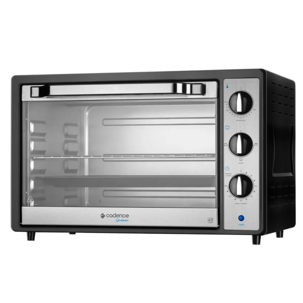 Forno elétrico cadence 451 45 litros timer acendimento automático