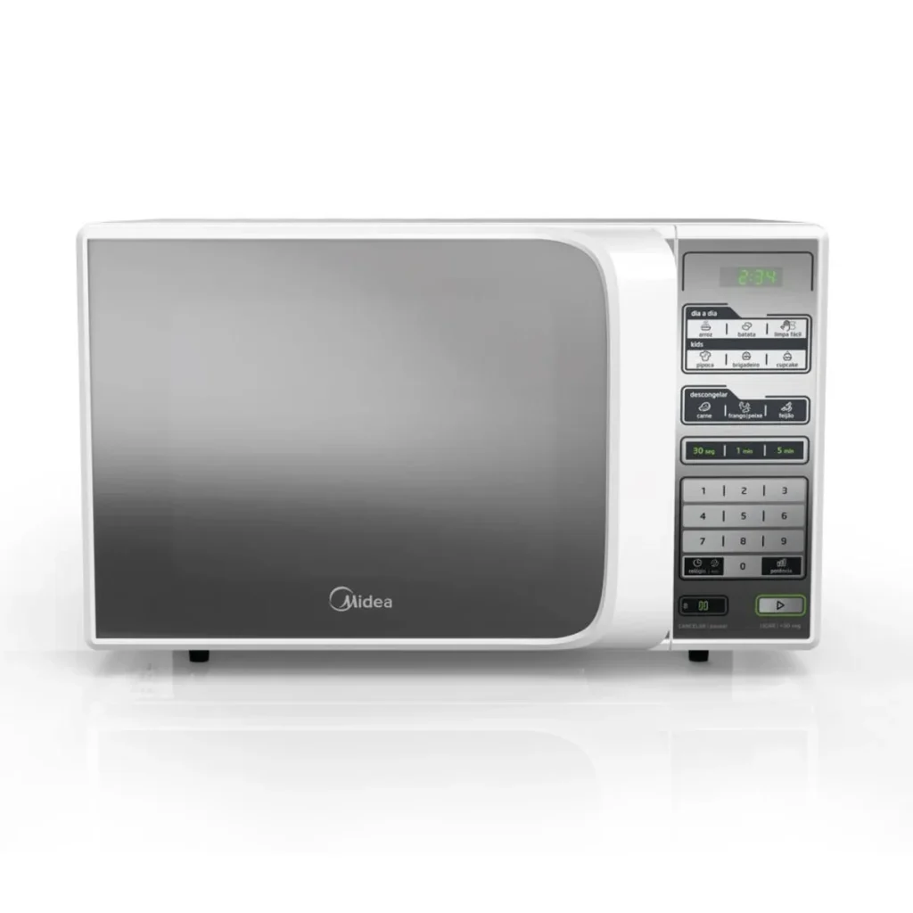 Forno micro-ondas midea MTFE22 20 litros espelhado 220 v