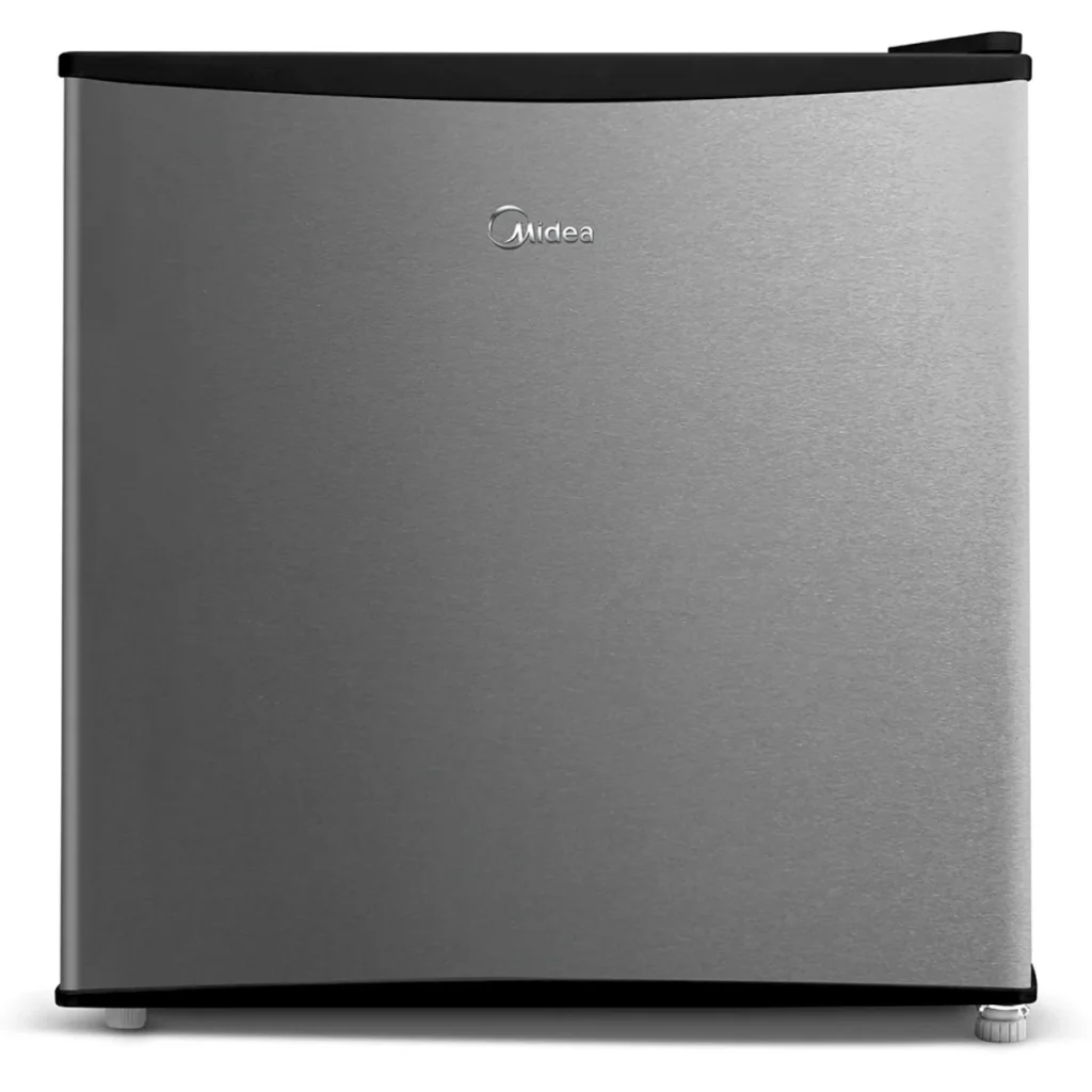 Frigobar midea MRC06B2-X 45 litros preto inox 220 v