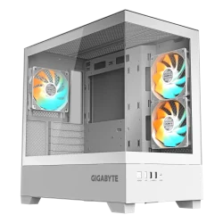 Gabinete Gigabyte C201P Ice Mid Tower Branco com Vidro Temperado — H&H Suprimentos Corporativos