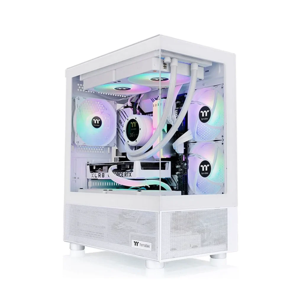 Gabinete thermaltake tt view 170 tg argb micro case Mini itx 3 fans branco