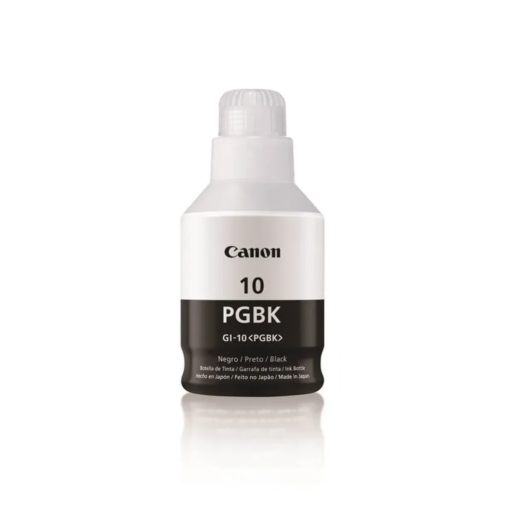 Garrafa de tinta Canon GI-10BK preto 170 ml original