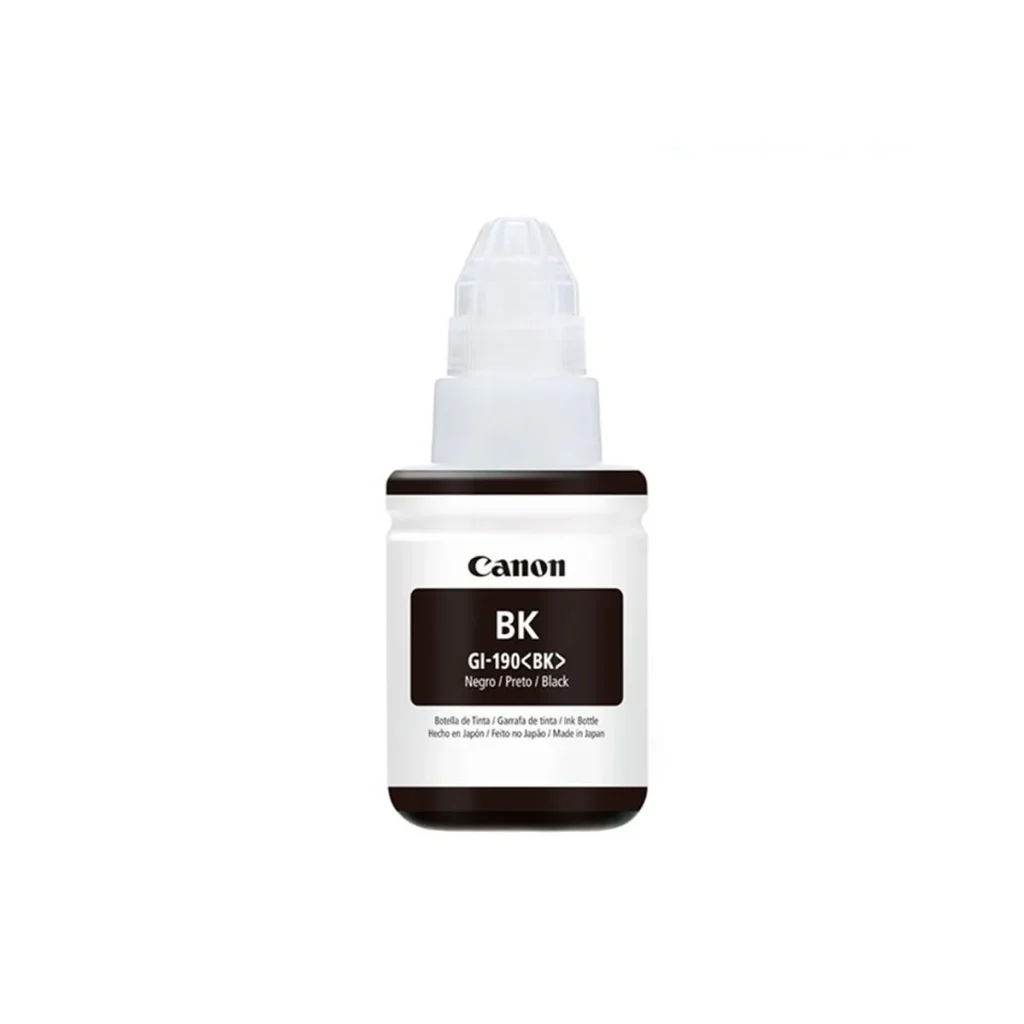 Garrafa de tinta Canon GI-190BK preto 135 ml original