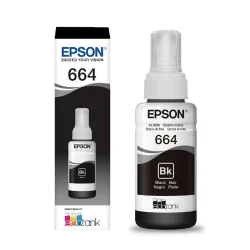 Garrafa de Tinta Epson T664120 Preto 70 ml Original — H&H Suprimentos Corporativos