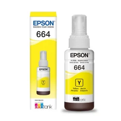 Garrafa de Tinta Epson T664420 Amarelo 70 ml Original — H&H Suprimentos Corporativos