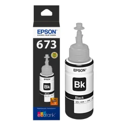 Garrafa de Tinta Epson T673 Preto 70 ml Original — H&H Suprimentos Corporativos