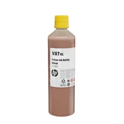Garrafa de Tinta HP V87XL 7FN96A Amarelo 500 ml Original — H&H Suprimentos Corporativos