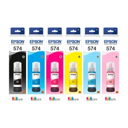 Garrafa de Tinta Epson T574 Ciano 70 ml Original — H&H Suprimentos Corporativos