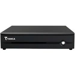 Gaveta de Dinheiro Tanca TG-600 Preta com 5 Nichos para Cédulas e 6 para Moedas — H&H Suprimentos Corporativos