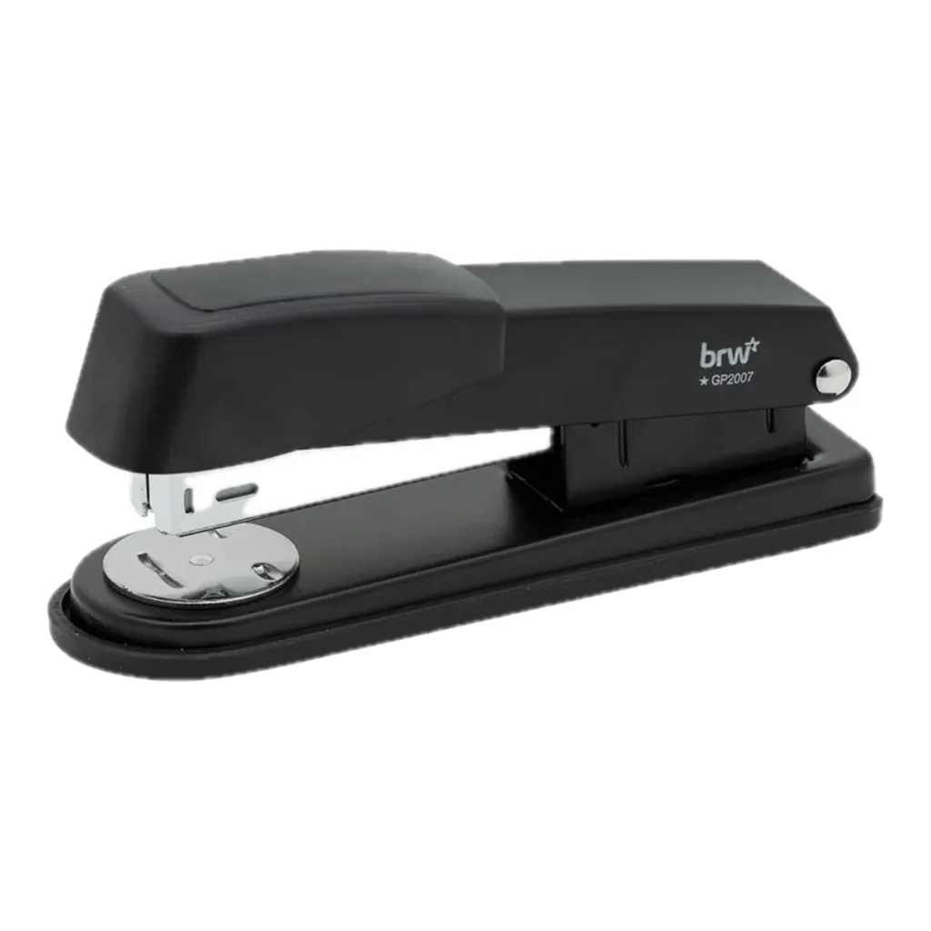 Grampeador de metal 25 folhas base 13 cm preto GP2007
