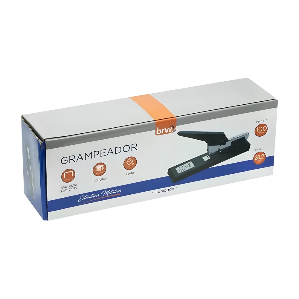 Grampeador de metal BRW GP4000 para 100 folhas