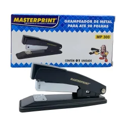 Grampeador de Metal Masterprint MP300 Médio 11,5 cm (até 20 folhas) — H&H Suprimentos Corporativos